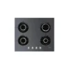 Indesit IPG 640 S (BK) Black Built-in Gas 4 zone(s)