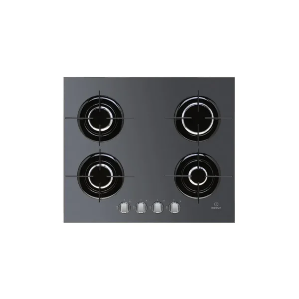 Indesit IPG 640 S (BK) Black Built-in Gas 4 zone(s)