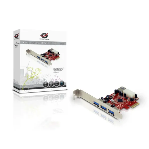Conceptronic PCI Express Card 4-Port USB 3.0