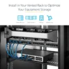 StarTech.com 2U Server Rack Shelf – Universal Vented Rack Mount Cantilever Tray for 19″ Network Equipment Rack & Cabinet – Heavy Duty Steel – Weight Capacity 50lb/23kg – 16″ Deep Shelf, Black