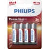 Philips Power Alkaline Battery LR6P4B/10