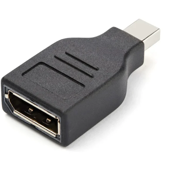 StarTech.com Compact Mini DisplayPort to DisplayPort Adapter – 4K x 2K Video – UHD Mini DP to DP Converter – mDP to DP 1.2 Adapter – mDP PC/Computer to DisplayPort Monitor/Display – M/F