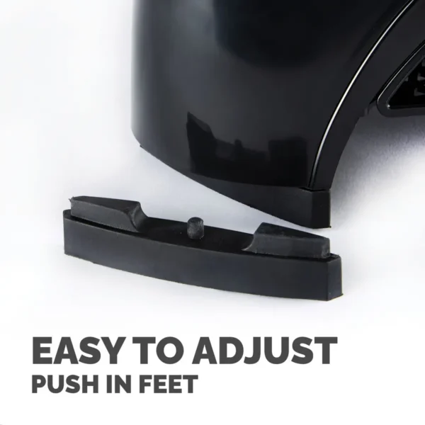 Fellowes Computer Monitor Stand with 3 Height Adjustments – Smart Suites Monitor Riser Plus with Storage Area – Ergonomic Adjustable Monitor Stand for Computers – Max Weight 10KG/Max Size 21″ – Black
