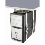 Hypertec KLS-LFIX01HY CPU holder Desk-mounted CPU holder Silver