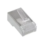 InLine 8P8C RJ45 male shielded connectors for round cables 10pcs. Pack