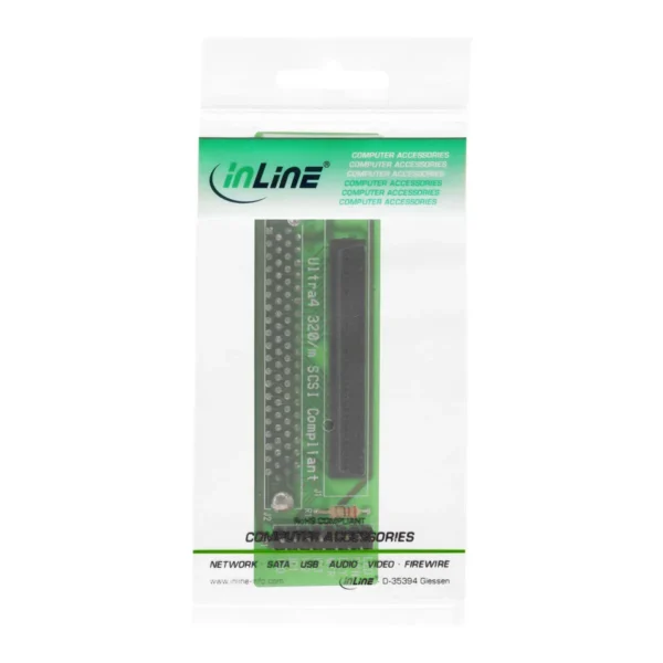 InLine SCSI SCA U320 Adapter 80 Pin female / 68 Pin female
