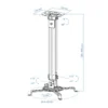 TooQ PJ3030TN-B Ceiling mount for projectors