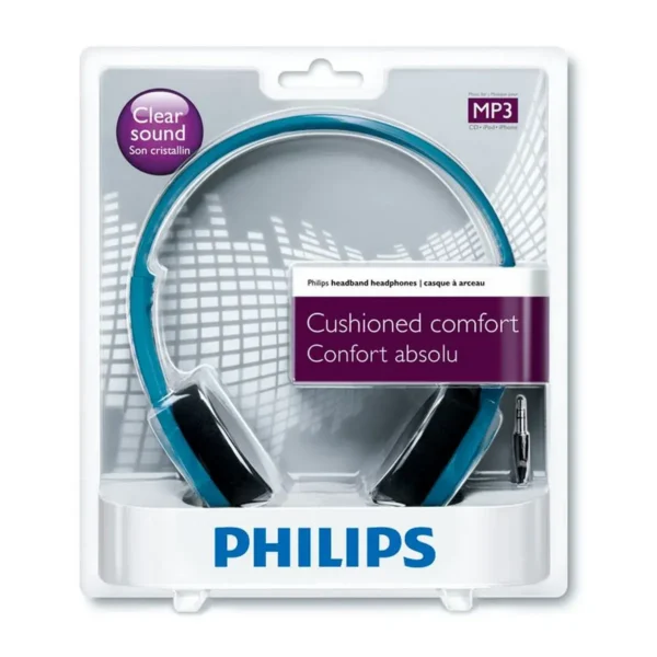 Philips Lightweight Headphones SHL1000BL/10