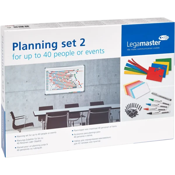 Legamaster planning set for 40 people or events
