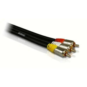 Philips SWV5505/10 coaxial cable 1.5 m 3 x RCA Black