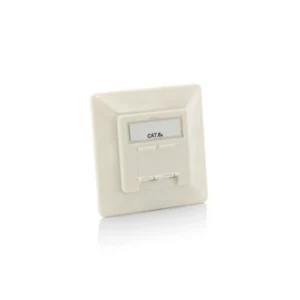 Equip Cat.6A German Modular Faceplate