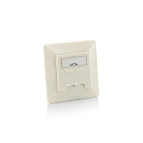 Equip Cat.6A German Modular Faceplate