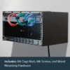 StarTech.com 6U Wall Mount Network Rack – 14 Inch Deep (Low Profile) – 19″ Patch Panel Bracket for Shallow Server and IT Equipment, Network Switches – 44lbs/20kg Weight Capacity, Black