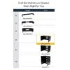 StarTech.com 6U Wall Mount Network Rack – 14 Inch Deep (Low Profile) – 19″ Patch Panel Bracket for Shallow Server and IT Equipment, Network Switches – 44lbs/20kg Weight Capacity, Black