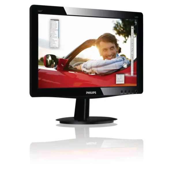 Philips 166V3LSB/01 computer monitor 39.6 cm (15.6″) 1366 x 768 pixels HD LCD Black