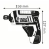 Bosch 0 601 9A2 101 power screwdriver/impact driver Black, Blue, Red