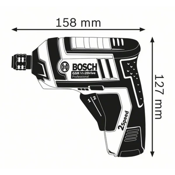 Bosch 0 601 9A2 101 power screwdriver/impact driver Black, Blue, Red