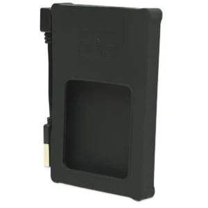 Manhattan Drive Enclosure, 2.5″, USB-A, 480 Mbps (USB 2.0), SATA, Black, Silicone, Hi-Speed USB, Windows or Mac, Three Year Warranty, Blister