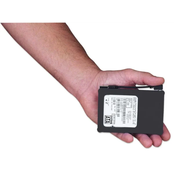 Manhattan Drive Enclosure, 2.5″, USB-A, 480 Mbps (USB 2.0), SATA, Black, Silicone, Hi-Speed USB, Windows or Mac, Three Year Warranty, Blister
