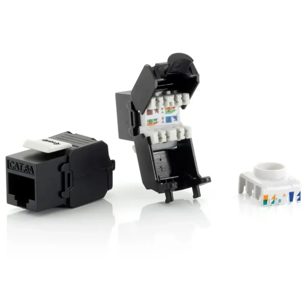 Equip Cat.6A Unshielded Keystone Jack Toolfree