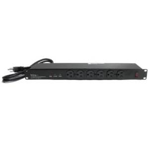 StarTech.com Rackmount PDU with 16 Outlets and Surge Protection – 1U