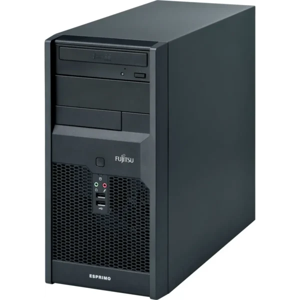 Fujitsu ESPRIMO P2550 Intel® Pentium® E5400 4 GB DDR2-SDRAM 320 GB NVIDIA® GeForce® 7050 Windows 7 Home Premium Micro Tower PC Black