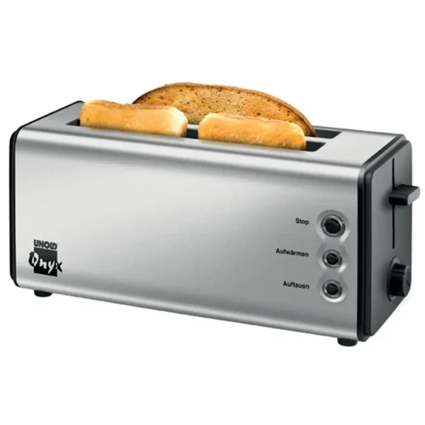 Unold Onyx Duplex 4 slice(s) 1180 W Black, Stainless steel