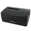 StarTech.com Single Bay USB 3.0 to SATA Hard Drive Docking Station, USB 3.0 (5 Gbps) Hard Drive Dock, External 2.5/3.5″ SATA I/II/III HDD/SSD Docking Station, Top-Loading Hard Drive Bay