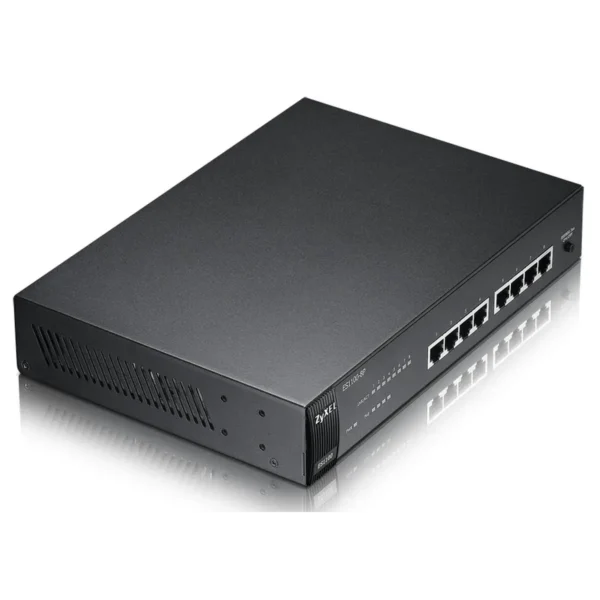 Zyxel ES1100-8P Unmanaged Fast Ethernet (10/100) Power over Ethernet (PoE) Black