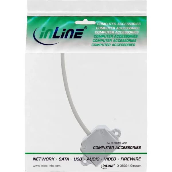 InLine ISDN Port Doubler 1x RJ45 male / 2x RJ45 female with Cable