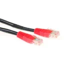 ACT Black 20 meter U/UTP CAT5E patch cable cross with RJ45 connectors