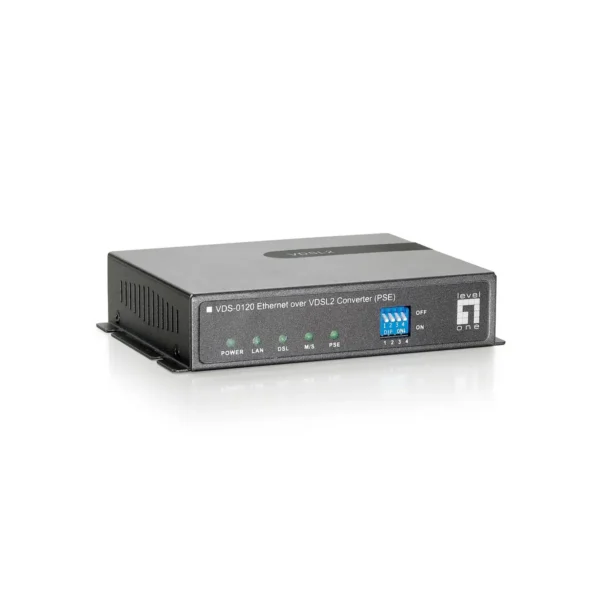 LevelOne Ethernet over VDSL2 Converter, 1 PoE Output