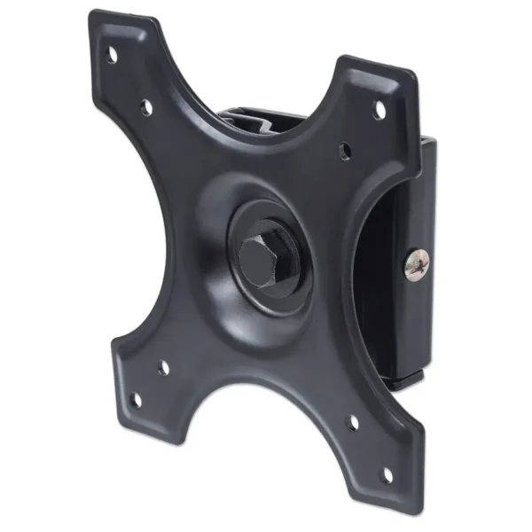 Manhattan Wall Mount for TV & Monitors (Fixed), For screens 10″ to 32″, VESA compatability: 75x75mm and 100x100mm – check the dimensions of the four mounting holes on back of screen to ensure it fits, Max 15kg, Black, Bracket