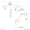 Neomounts FPMA-D940DG Monitor arm 10-24″ – gas spring