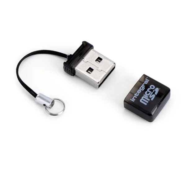 Integral USB 2.0 CARD READER SINGLE SLOT MICRO SD ETAIL