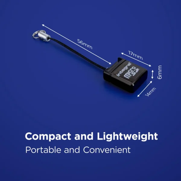 Integral USB 2.0 CARD READER SINGLE SLOT MICRO SD ETAIL
