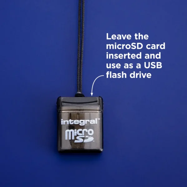 Integral USB 2.0 CARD READER SINGLE SLOT MICRO SD ETAIL