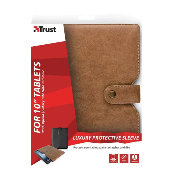 Trust 18658 tablet case Sleeve case Brown