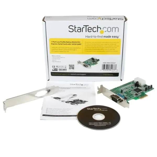 StarTech.com 1 Port Native PCI Express RS232 Serial Adapter Card with 16550 UART