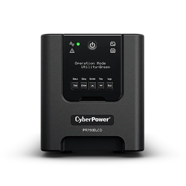 CyberPower PR750ELCD uninterruptible power supply (UPS) Line-Interactive 0.75 kVA 675 W 6 AC outlet(s)