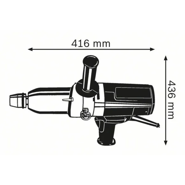 Bosch 0 601 434 103 power wrench Black, Blue, Silver 800 W
