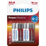 Philips Power Alkaline Battery LR6P6BP/10