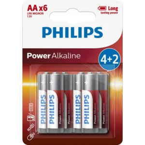 Philips Power Alkaline Battery LR6P6BP/10