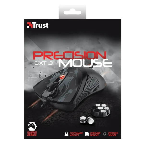 Trust GXT 31 mouse Gaming USB Type-A 3000 DPI