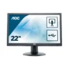 AOC 60 Series E2260PWHU LED display 54.6 cm (21.5″) 1920 x 1080 pixels Full HD Black