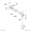 Neomounts FPMA-D960G Monitor arm 10-30″