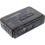 InLine KVM Switch 2 Port USB with 2 Sets of Cables 1.2m