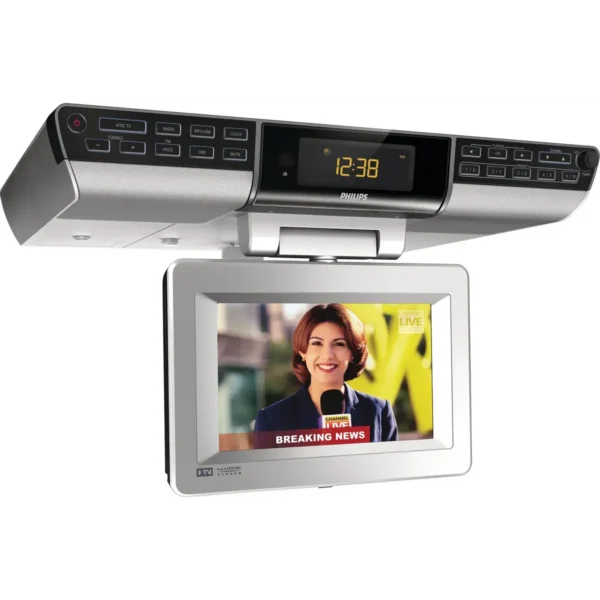 Philips AJL750/37 radio Clock Digital Black, Silver