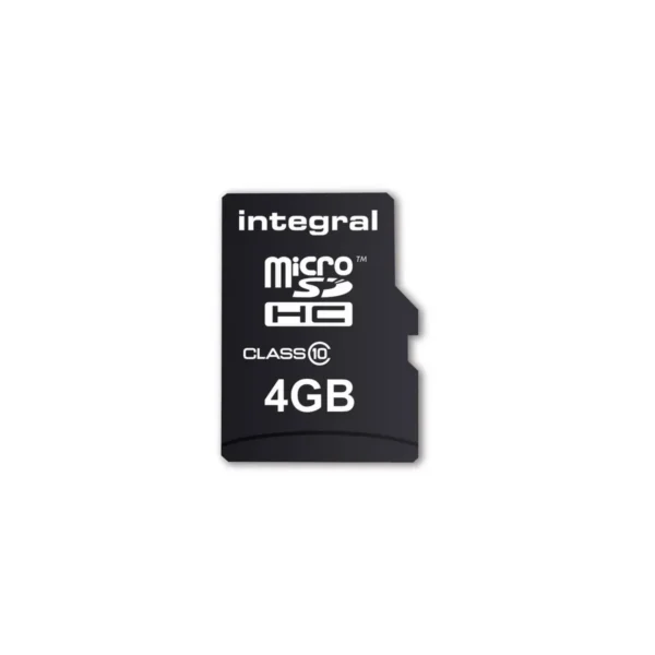 Integral 4GB MICRO SDHC MLC FLASH CL10 20 MB/S + ADAPTER