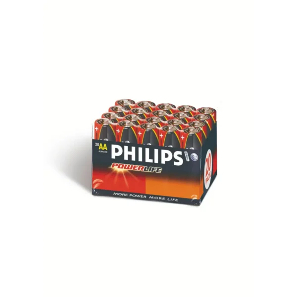 Philips PowerLife LR6PC20C AA Alkaline Battery